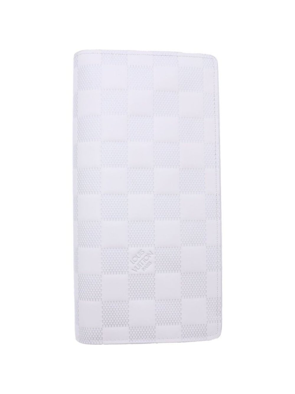Louis Vuitton Damier Infini Portefeuille Brazza Wallet White Leather